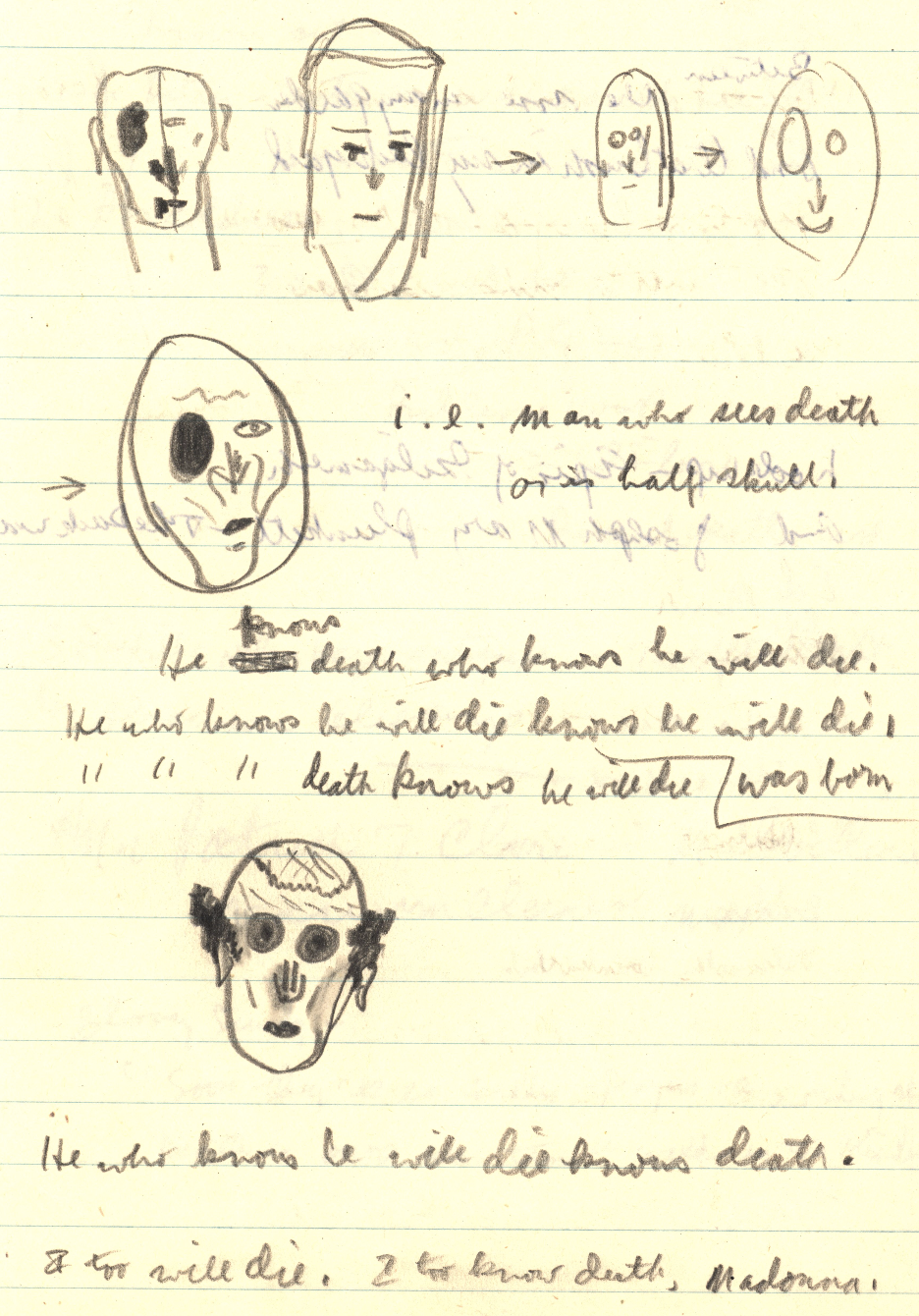 Drawing from Allen’s Journal